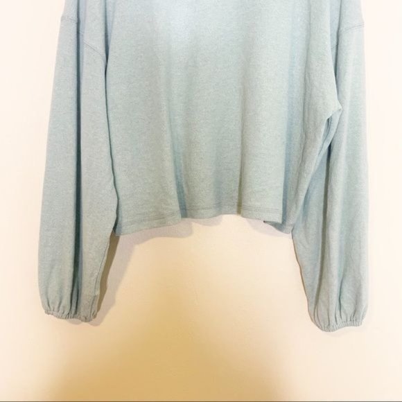 NWT Elodie Mint Brushed Knit Long Sleeve Crewneck Top Large - Picture 8 of 11